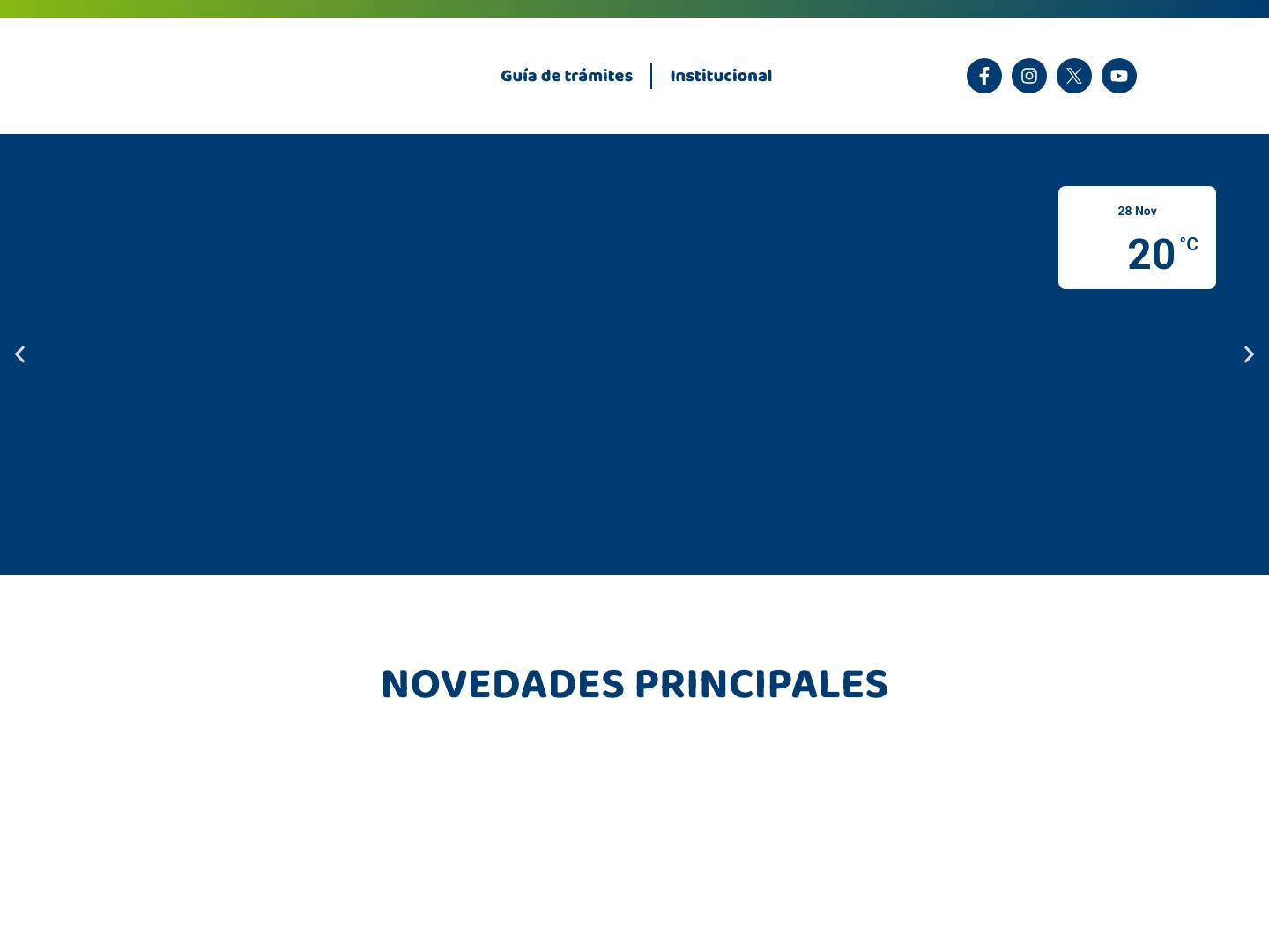 Inicio - San Luis Ciudad - Full Screenshot