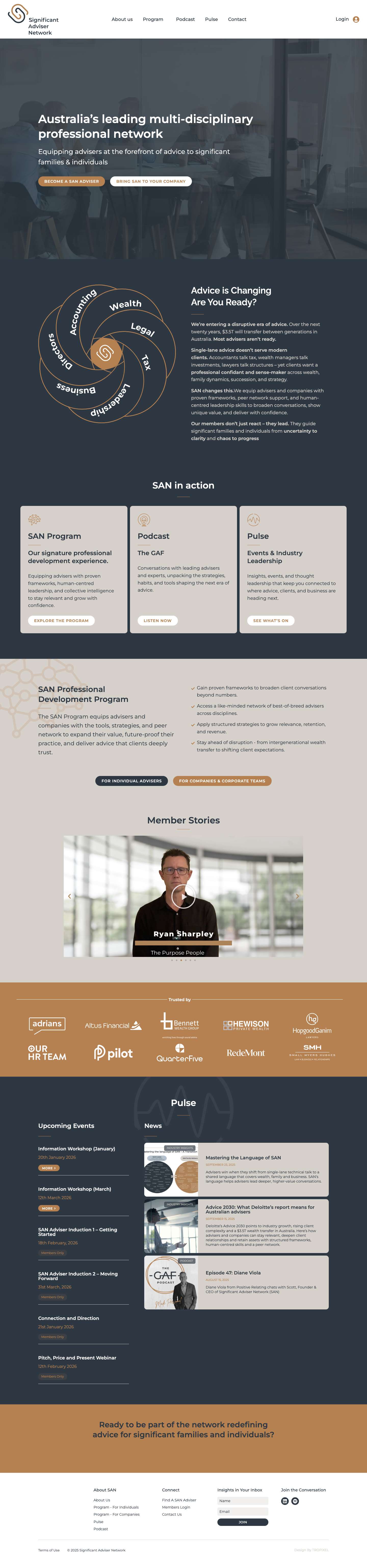 Home - Significant Advisory NetworkGroup - Full Screenshot