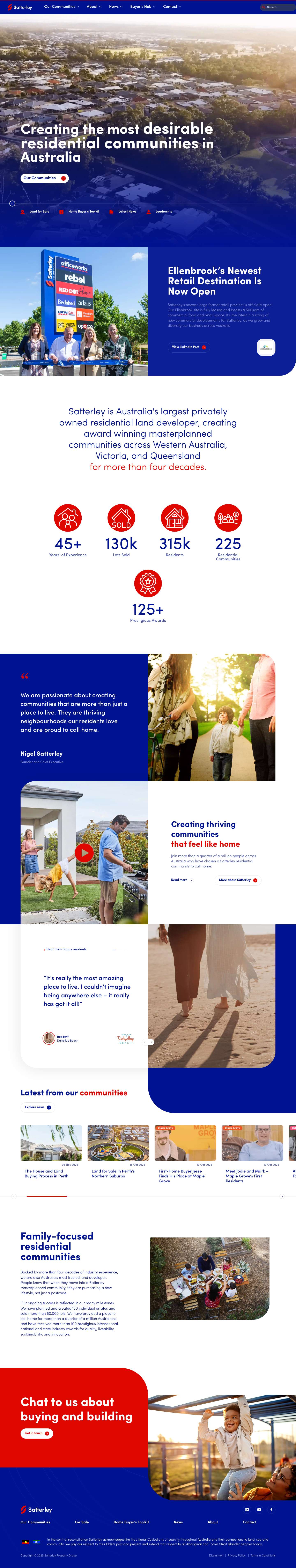 Australian Land Developer - Masterplanned Communities | Satterleylogo-satterley-2025logo-satterley-2025 - Full Screenshot