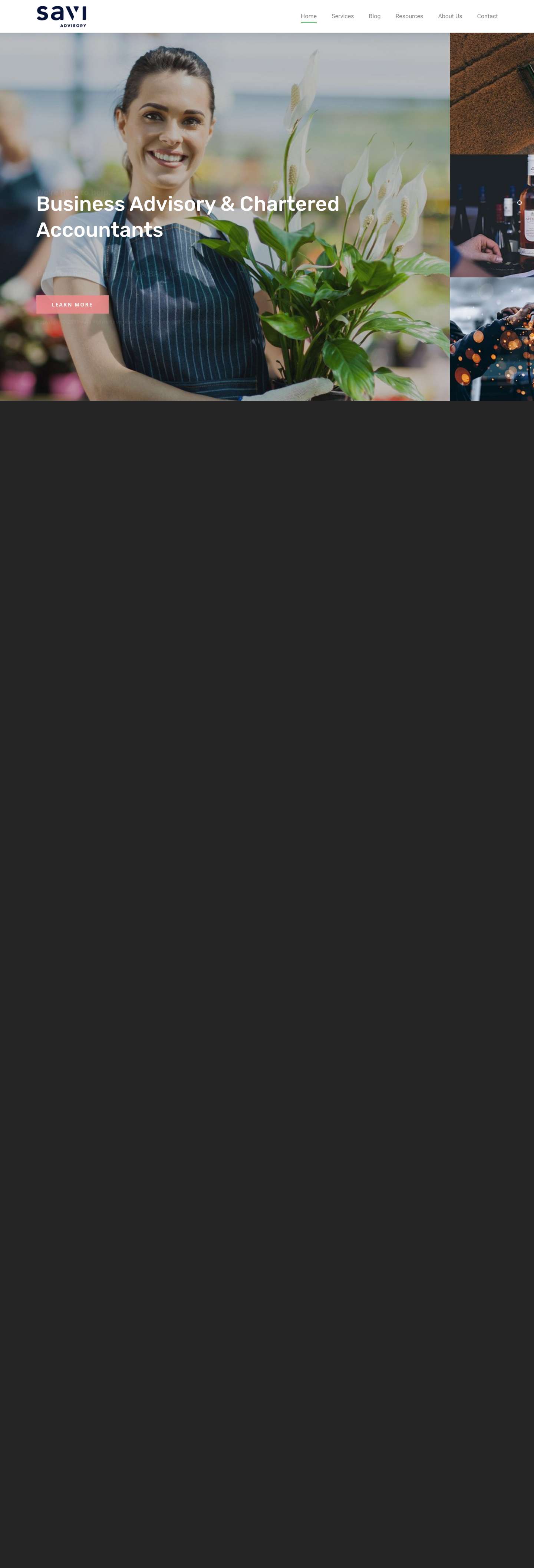 Home - Savi Advisory - Full Screenshot