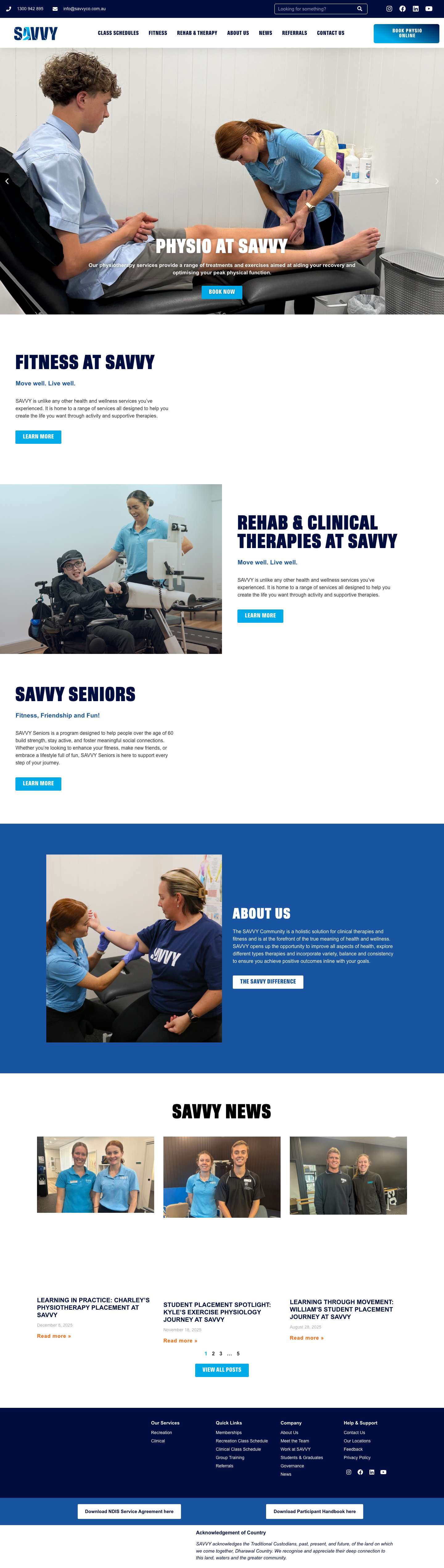 The SAVVY Community - Full Screenshot