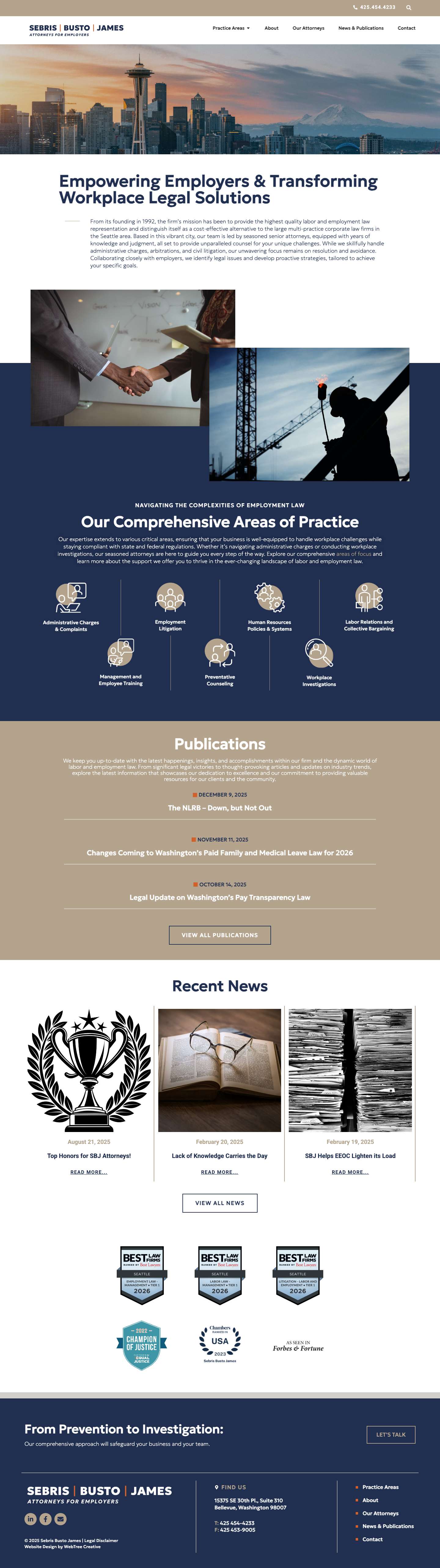 Home - Sebris Busto James - Full Screenshot