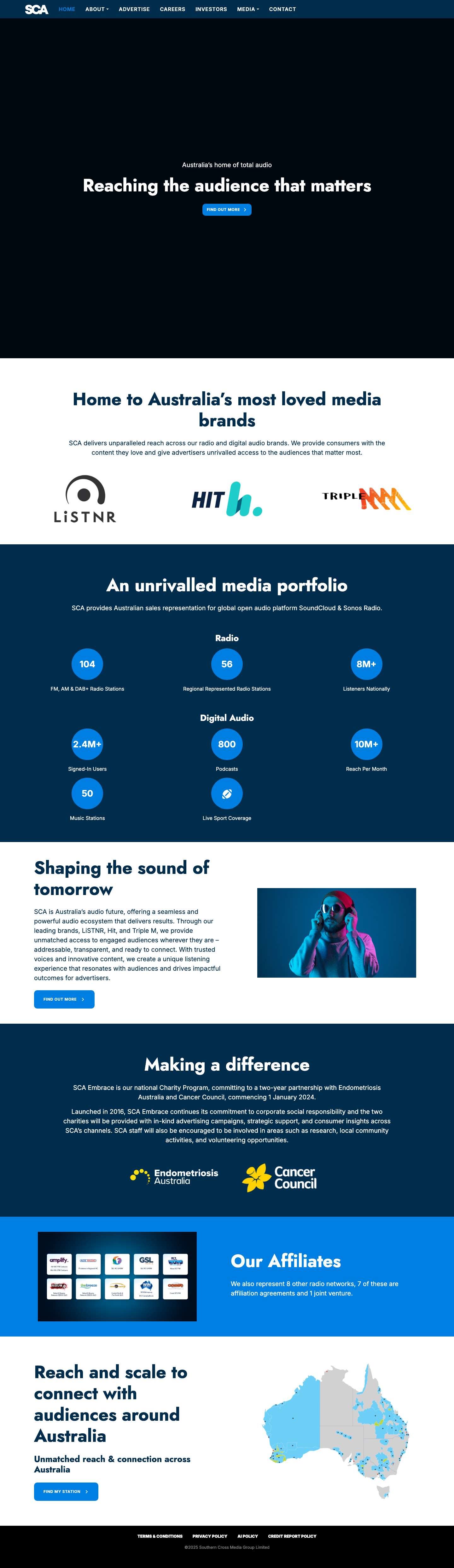 SCA - Southern Cross Austereo SCA - Full Screenshot