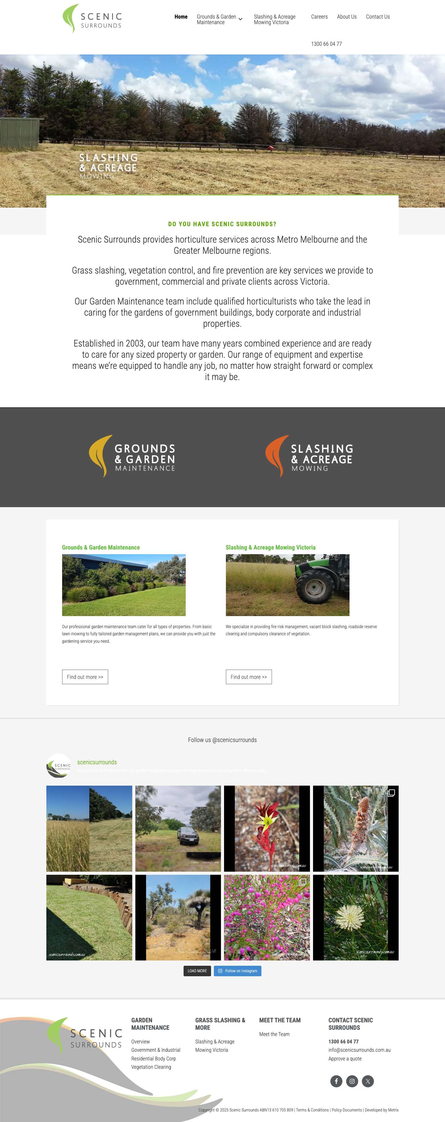 Home - Scenic SurroundsFacebookInstagramTwitter - Full Screenshot