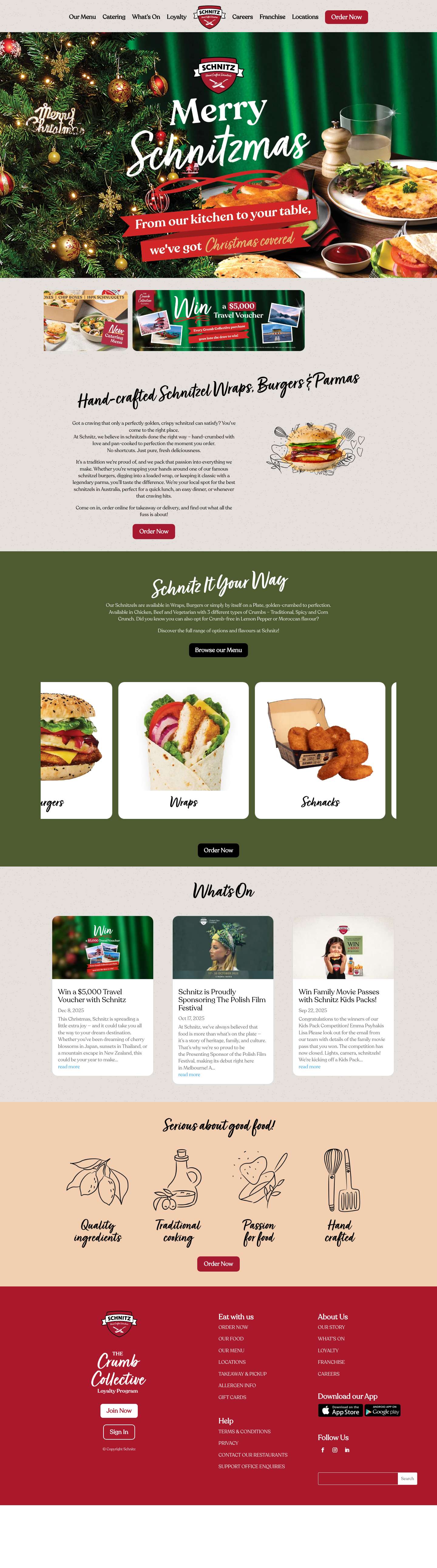 Schnitz - Best Schnitzels, Burgers & Wraps Across Australia - Full Screenshot