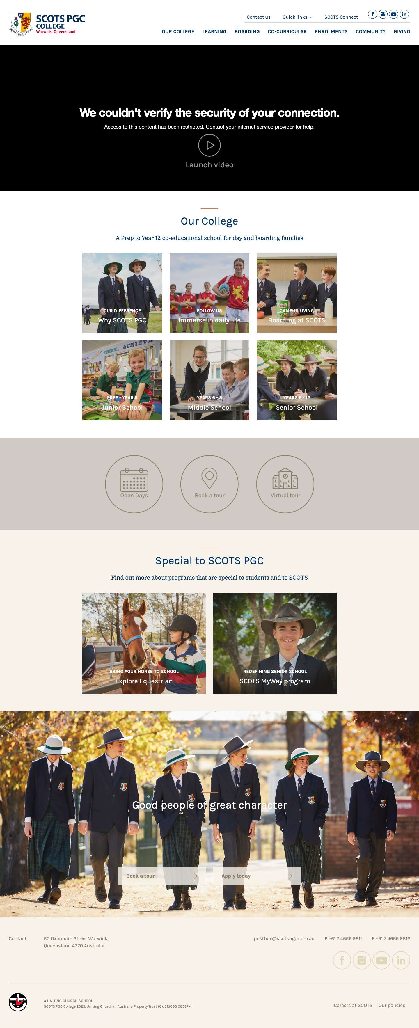 SCOTS PGC College SCOTS PGC College % - Full Screenshot