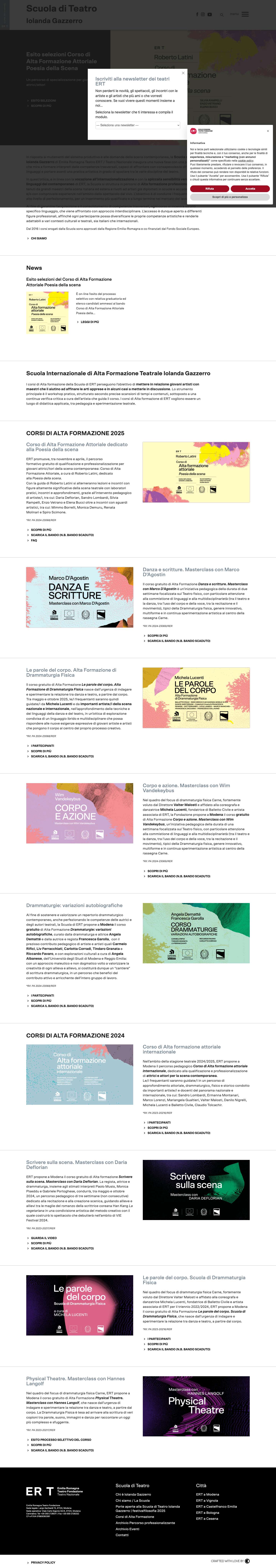 Homepage - Iolanda Gazzerro - Full Screenshot