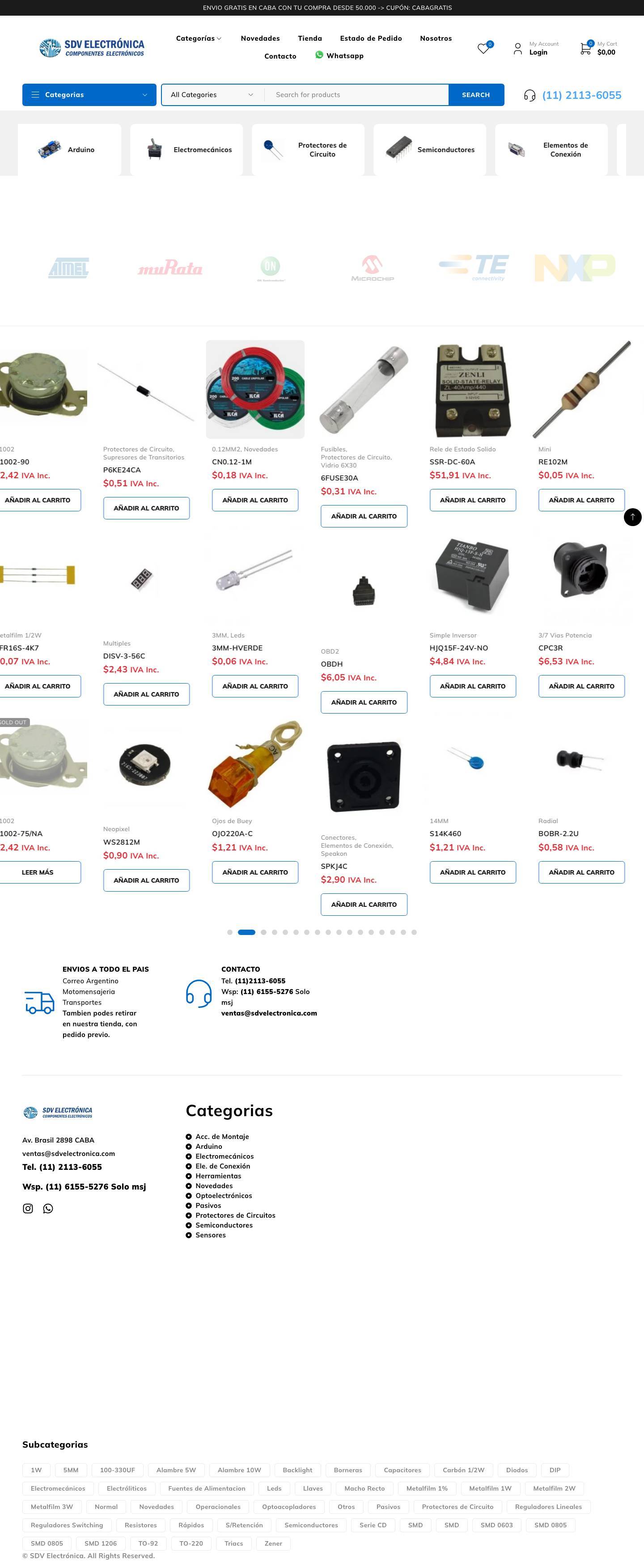 Inicio - SDV ELECTRÓNICA - Full Screenshot