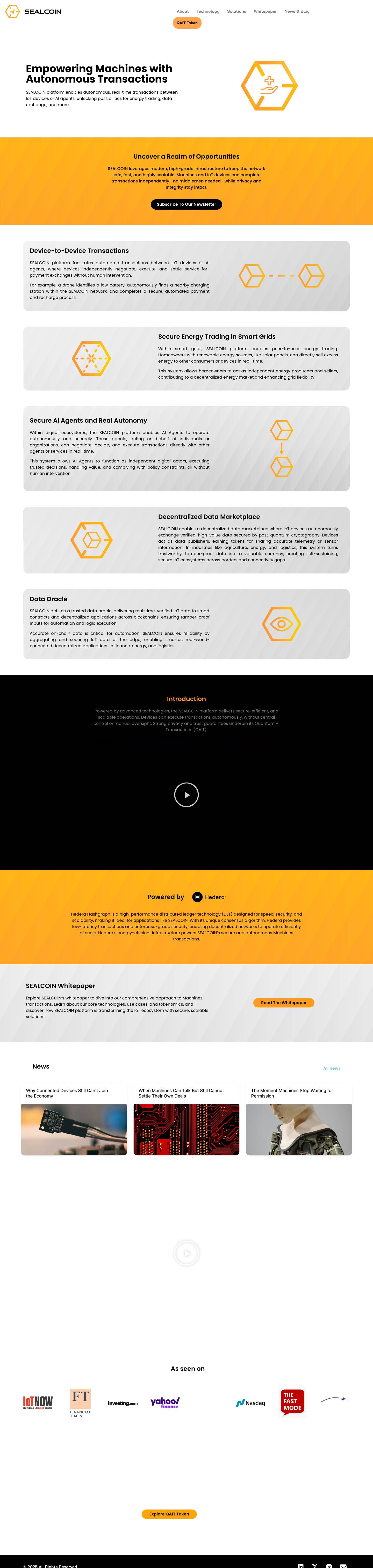 SEALCOIN - Decentralized Transactions - SEALCOIN - Decentralized Transactions - Full Screenshot