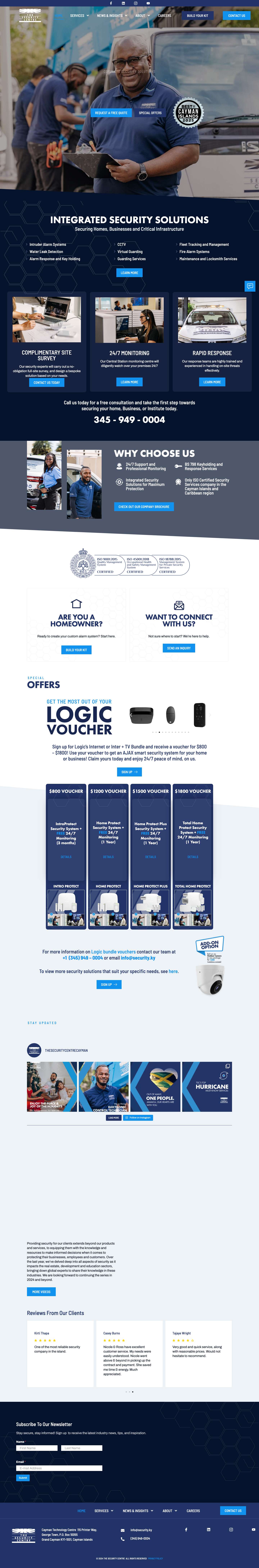 The Security Centre - Protecting Your World. - Full Screenshot