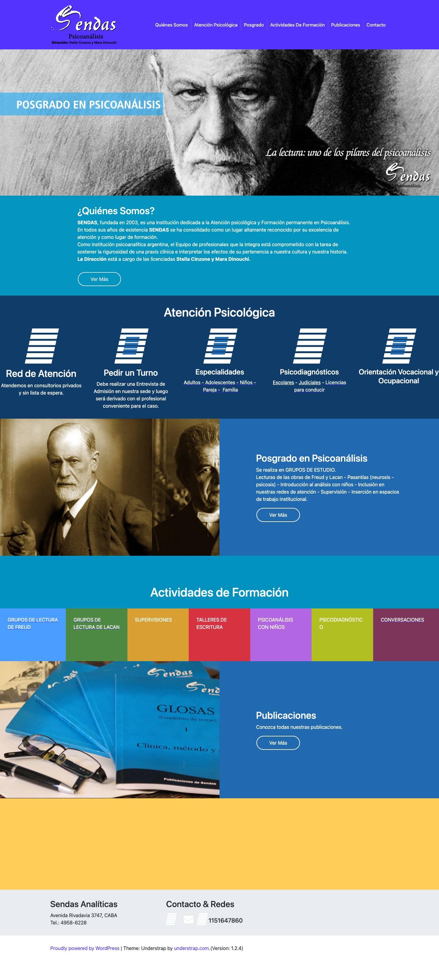 Sendas Analíticas – Bienvenido a Sendas Analíticas - Full Screenshot