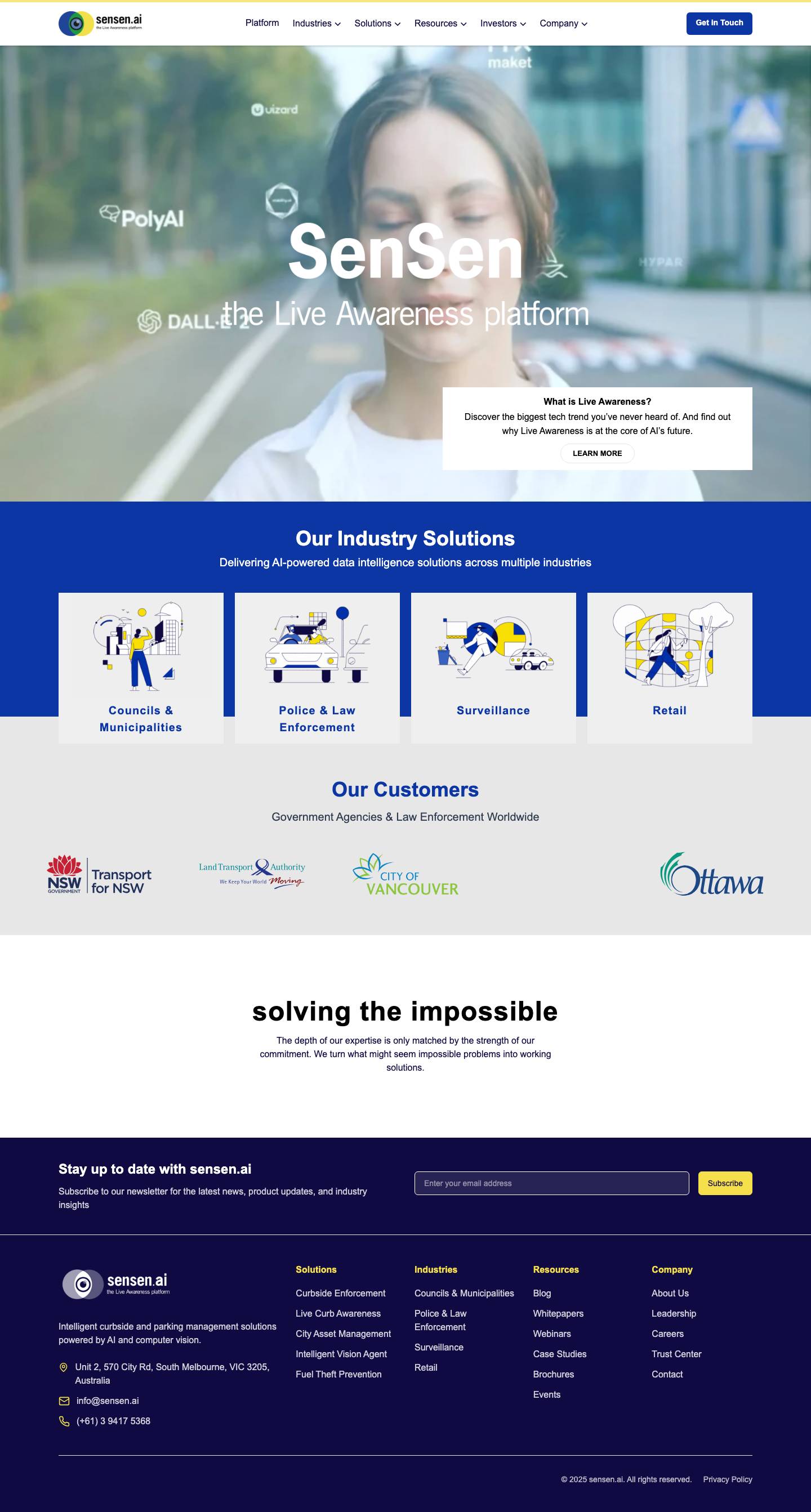 SenSen: AI-Powered Remote Compliance Platform - Full Screenshot