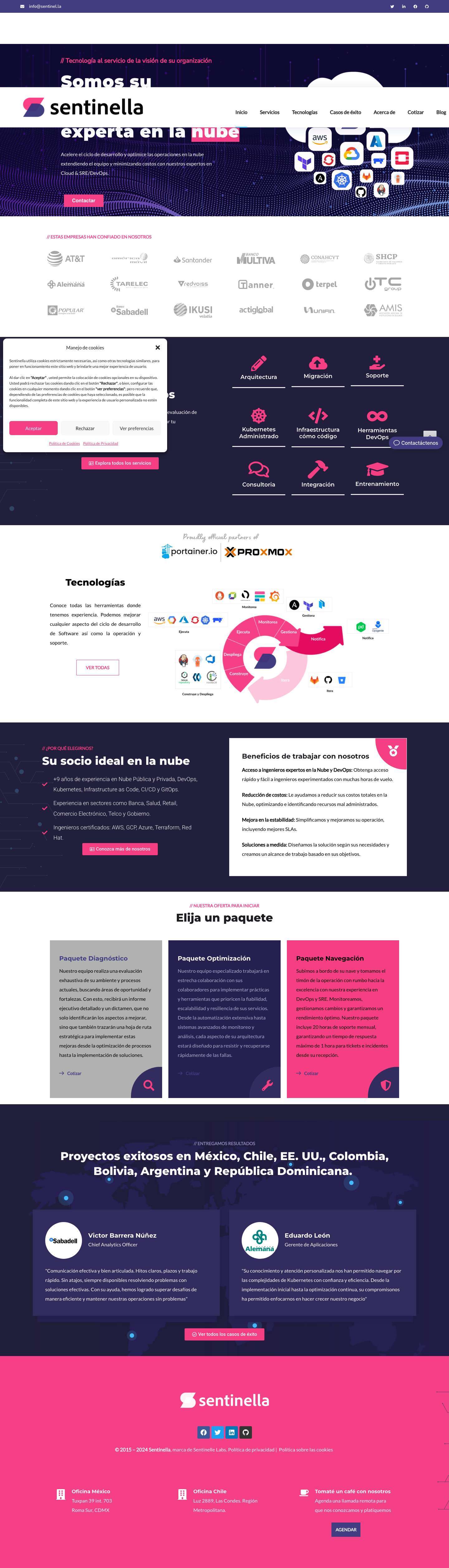 Inicio - Sentinella - Full Screenshot
