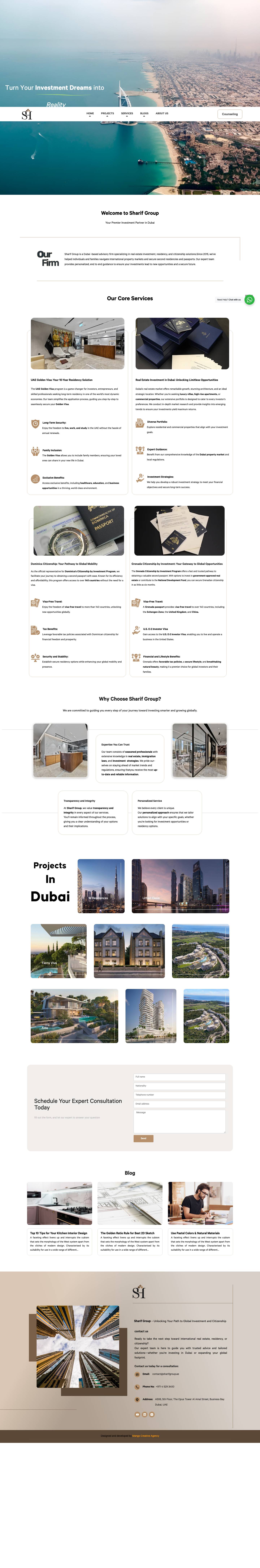 sharif group - Full Screenshot