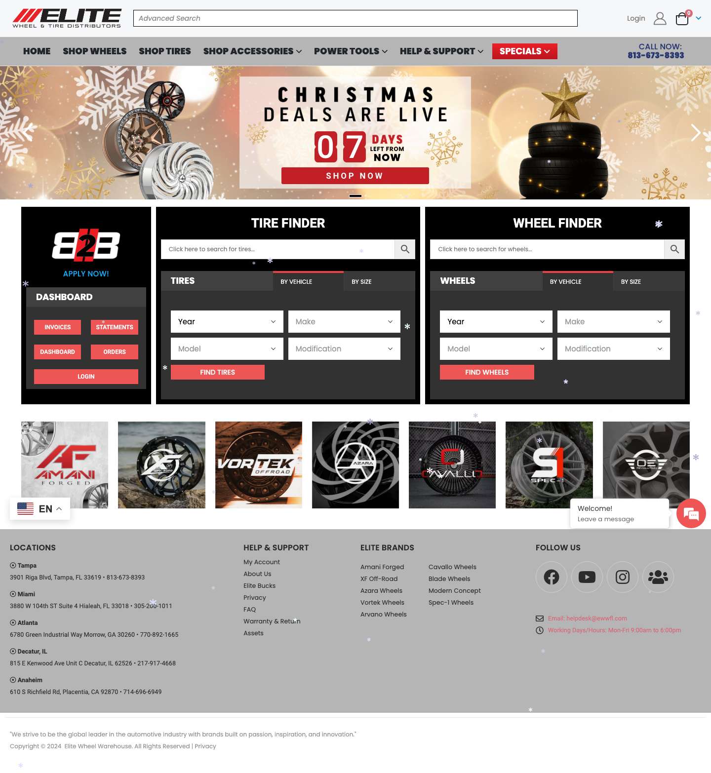 Shop EWWFL – All the wheels, all the deals. - Full Screenshot
