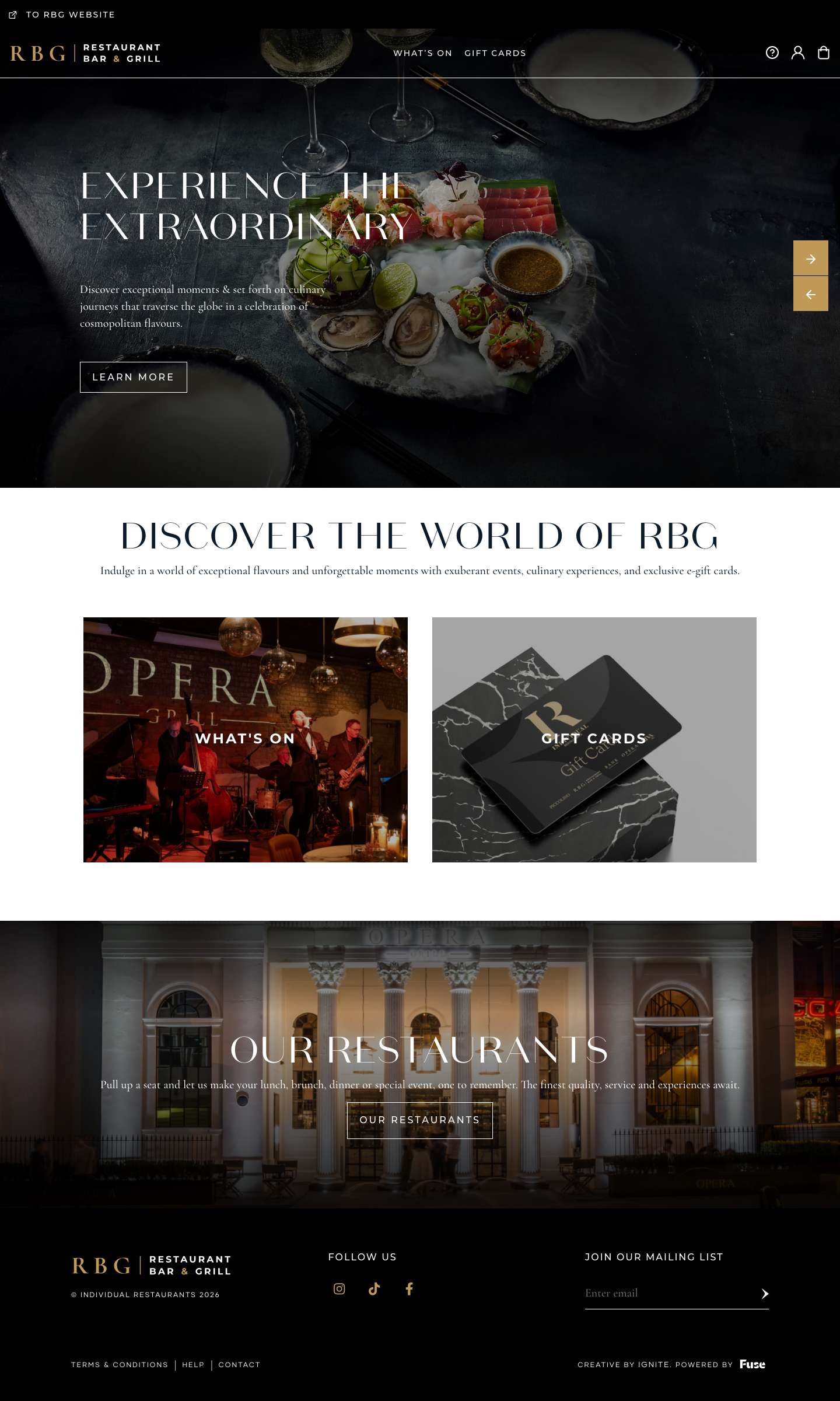 Homepage - RBG - Full Screenshot