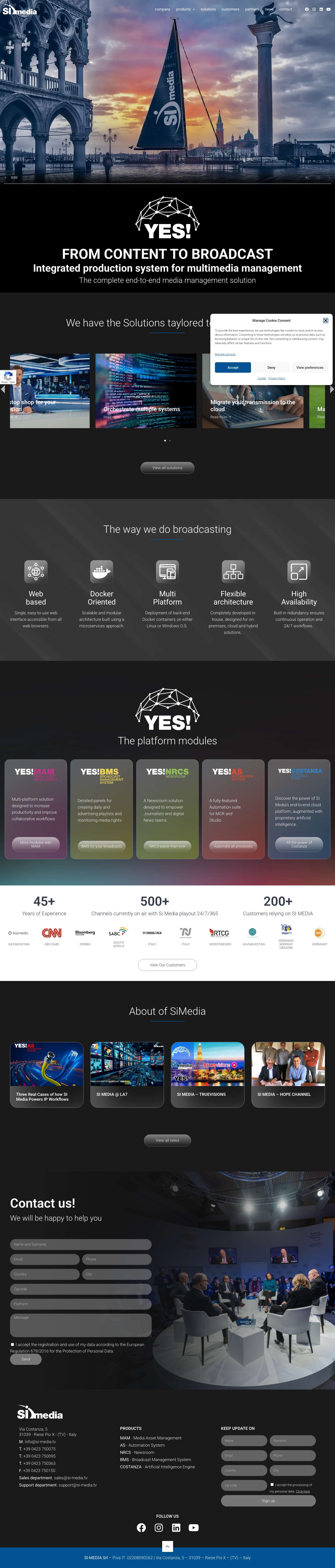 SiMedia | Since 1978 - Full Screenshot