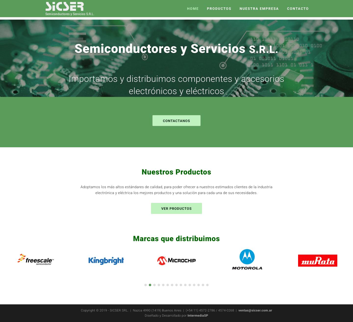 Home - SICSER - Full Screenshot