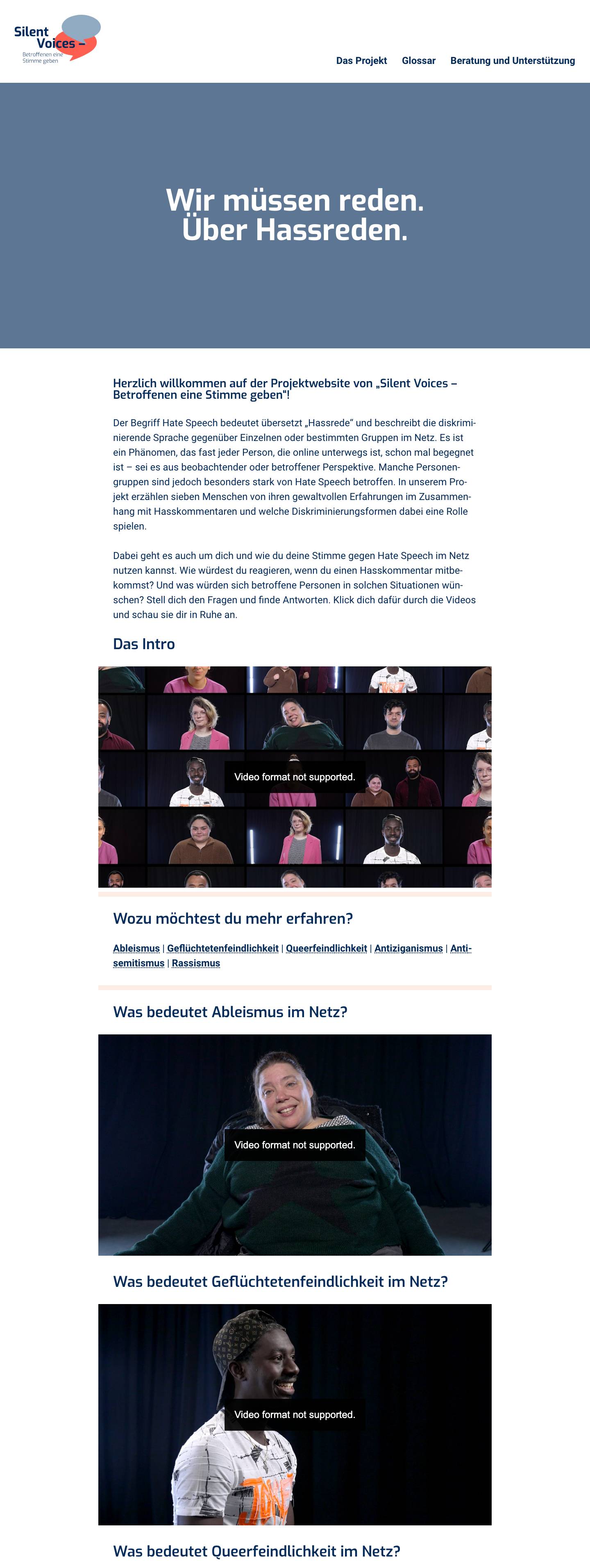 Silent Voices - Full Screenshot