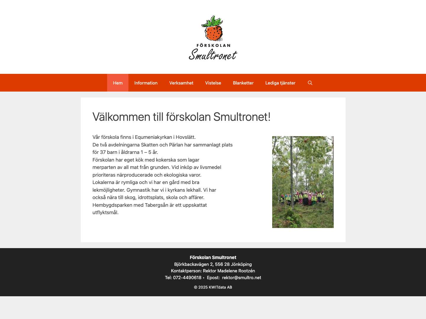 Förskolan Smultronet - Full Screenshot