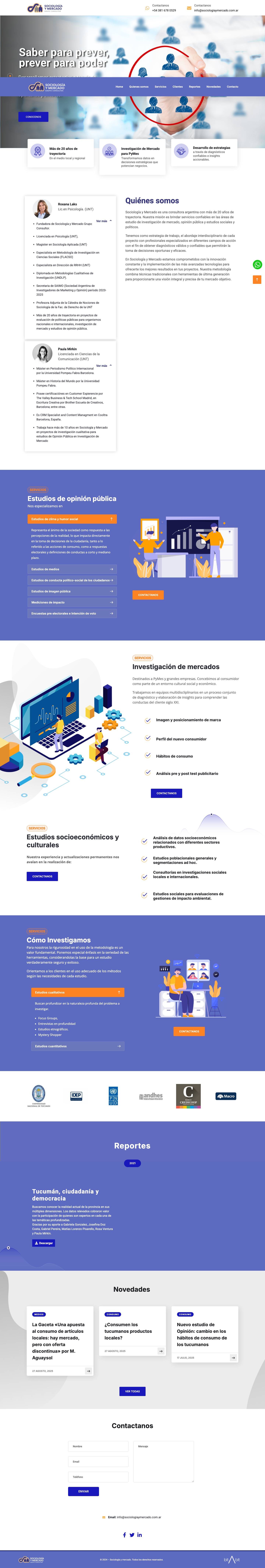 Sociología y Mercado - Full Screenshot