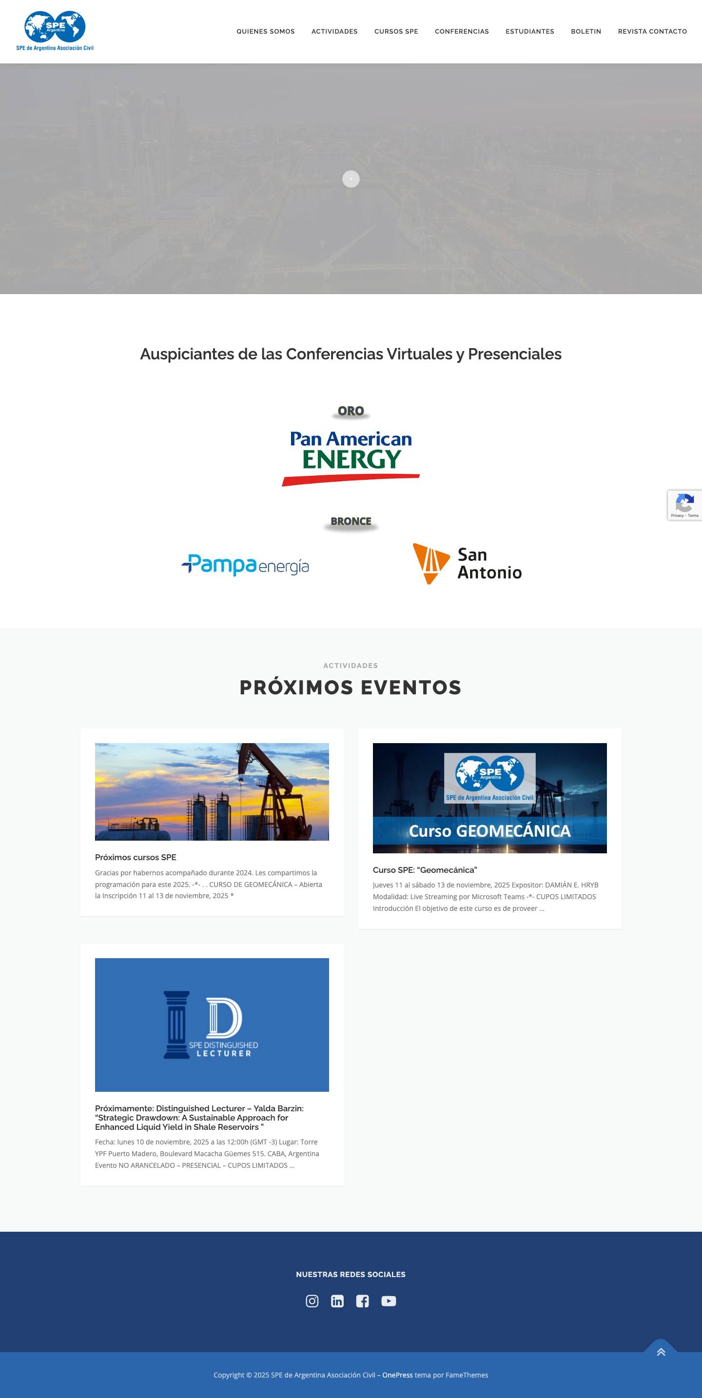 SPE de Argentina Asociación Civil - Full Screenshot