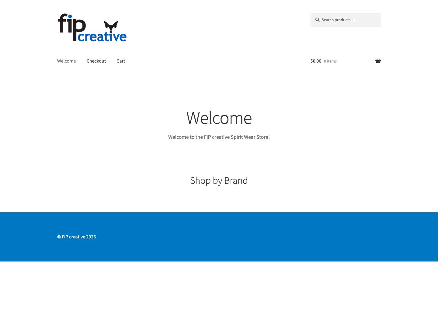 FiP creative – Spirit Wear Store - Full Screenshot