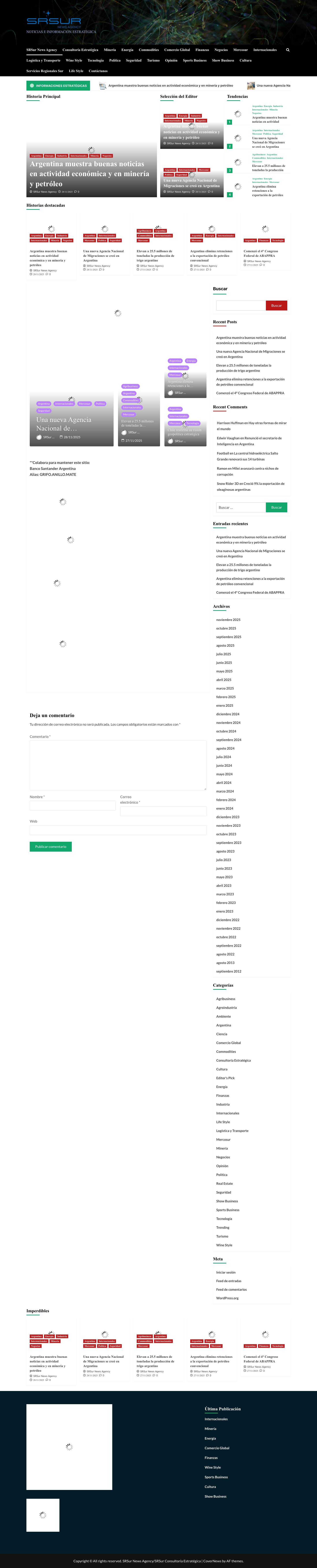 SRSur News Agency – - Full Screenshot