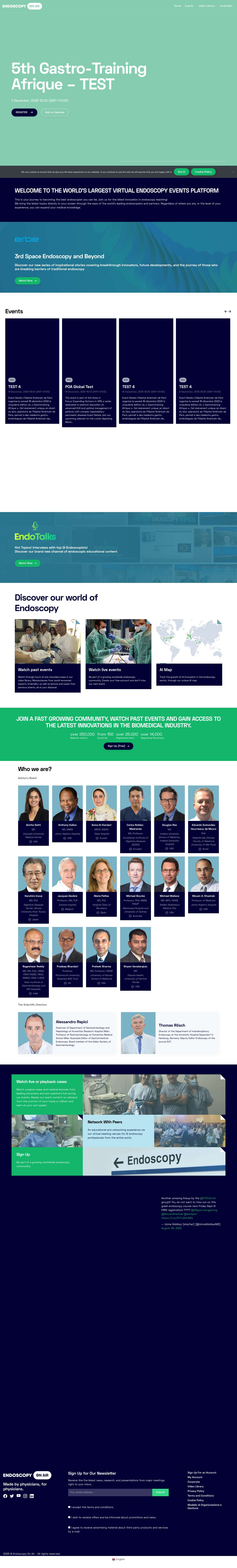 Endoscopy On Air - Global Endoscopy Virtual Events - Full Screenshot