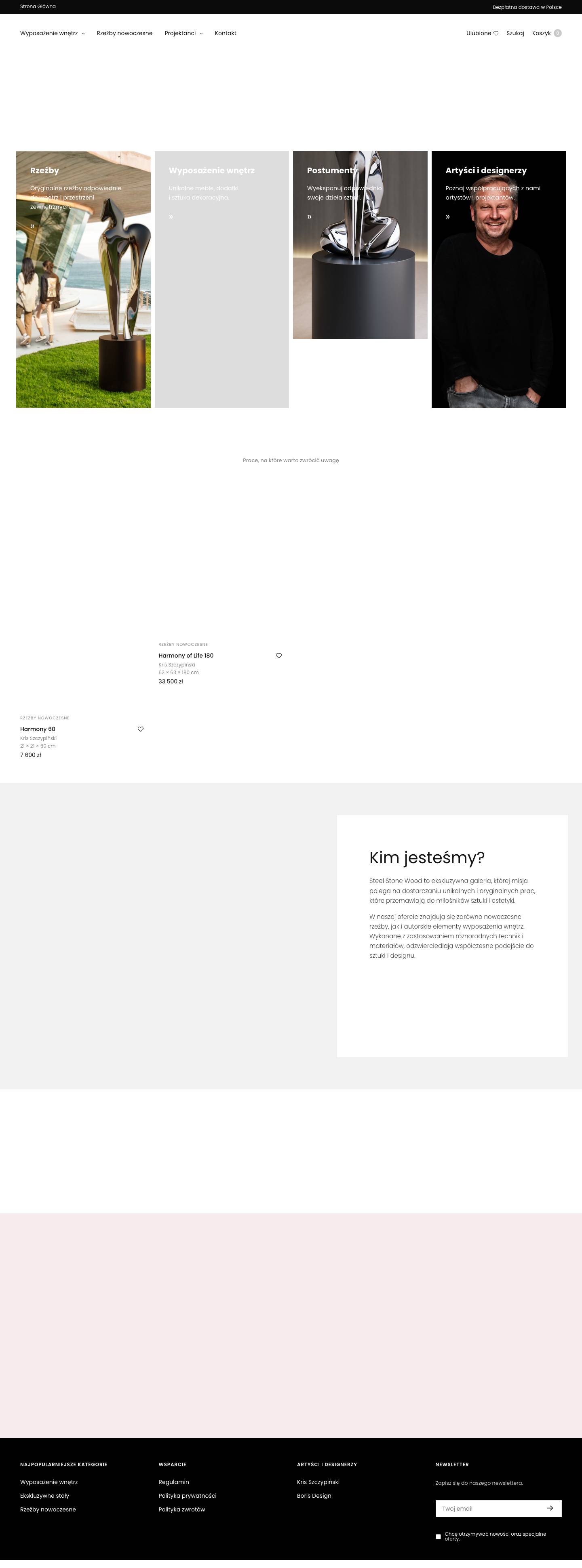 Strona Główna - Steel Stone Wood - Full Screenshot