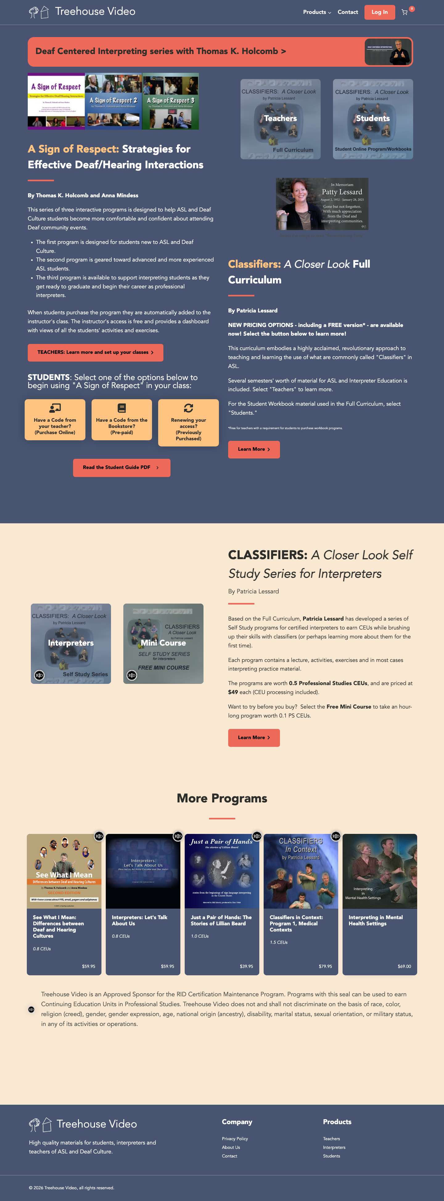 Home New | Treehouse VideoExpandExpandExpandExpandShopping CartToggle MenuScroll to topScroll to topExpandExpandExpandExpandShopping Cart - Full Screenshot