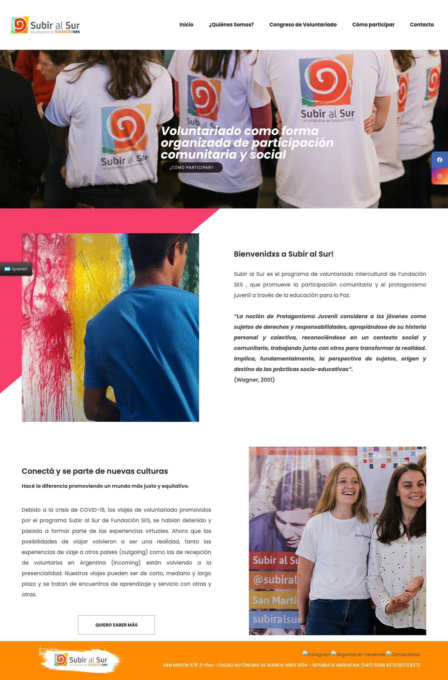 Subiralsur – Un programa de Fundación SES - Full Screenshot