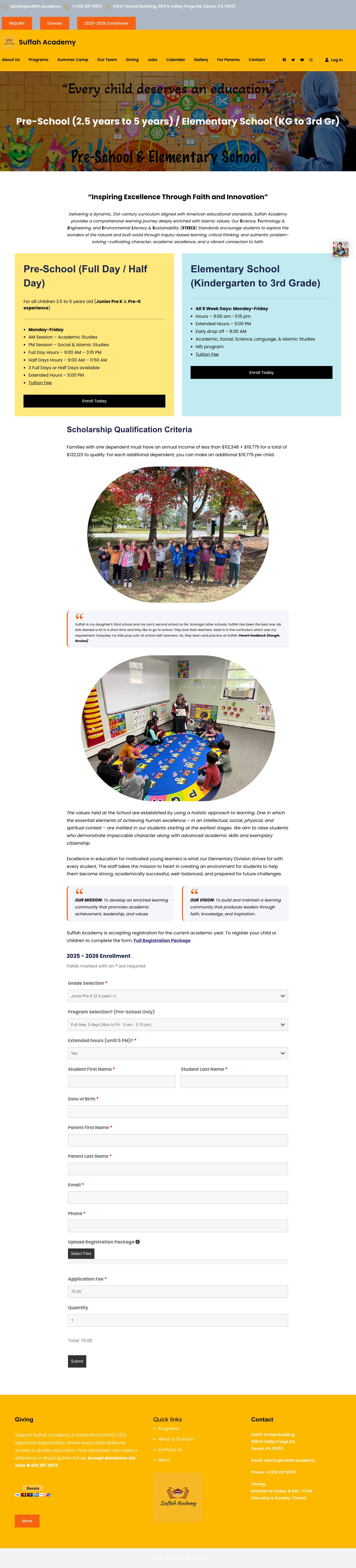 Suffah Academy - Full Screenshot