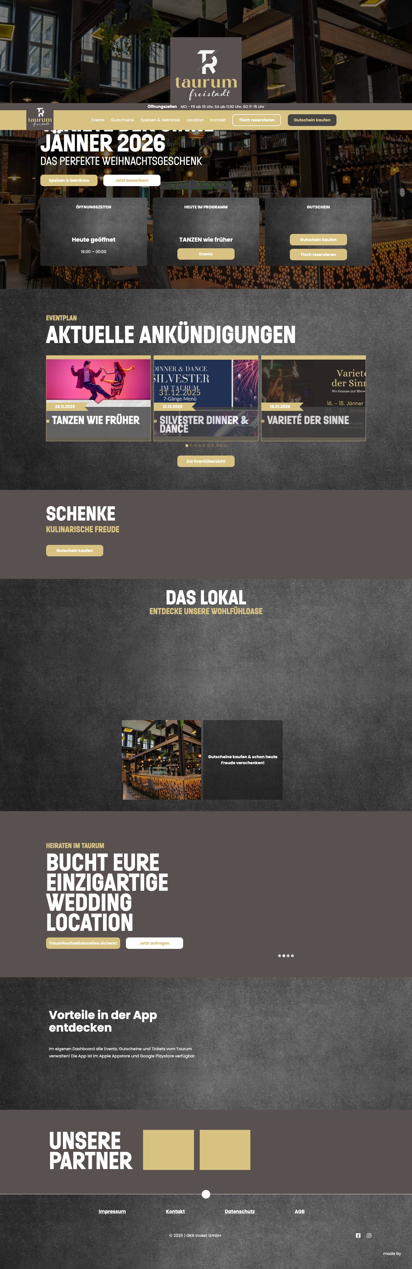 Home | Taurum - Full Screenshot