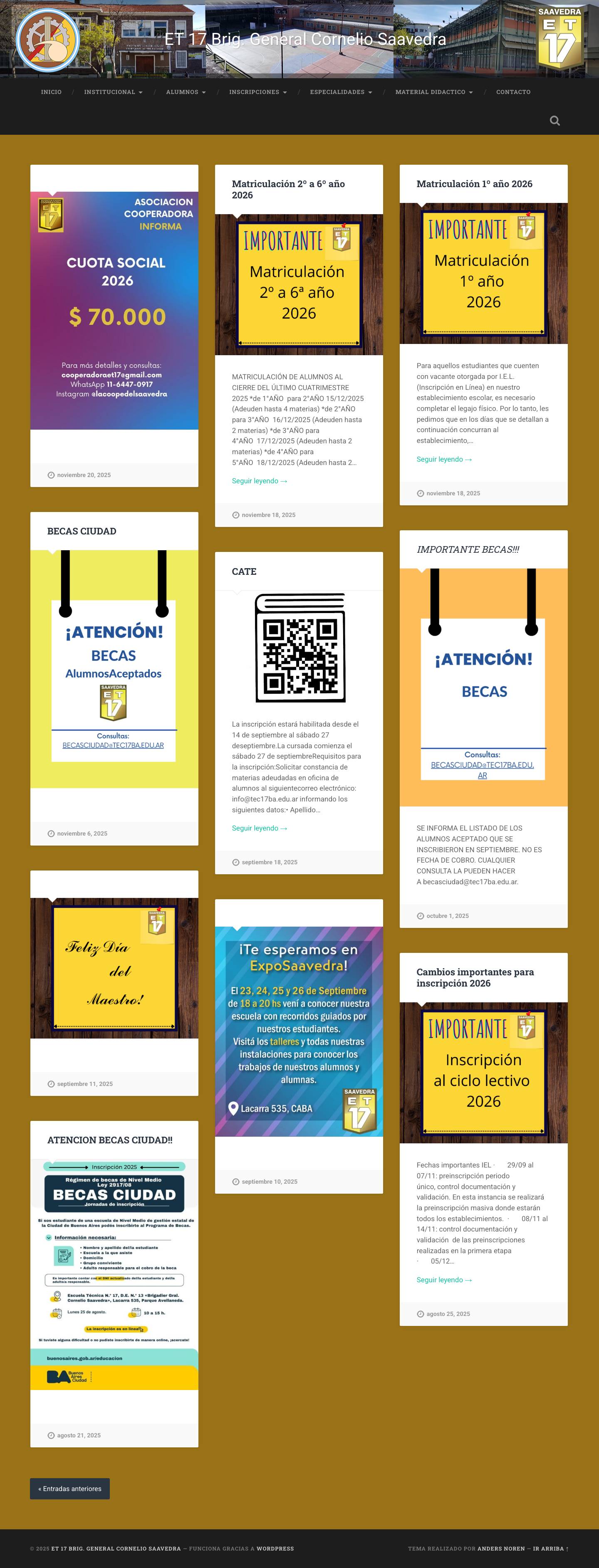 ET 17 Brig. General Cornelio Saavedra - Full Screenshot