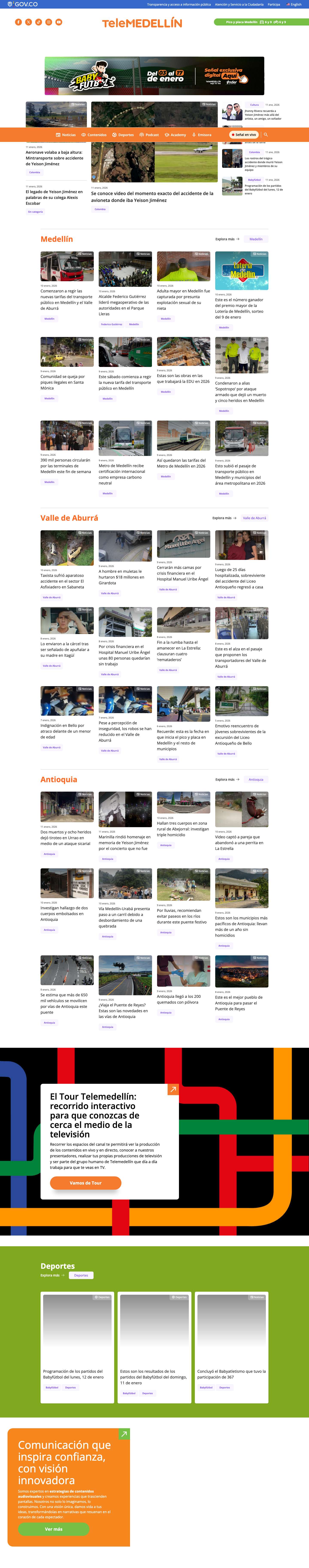 Telemedellín - Full Screenshot