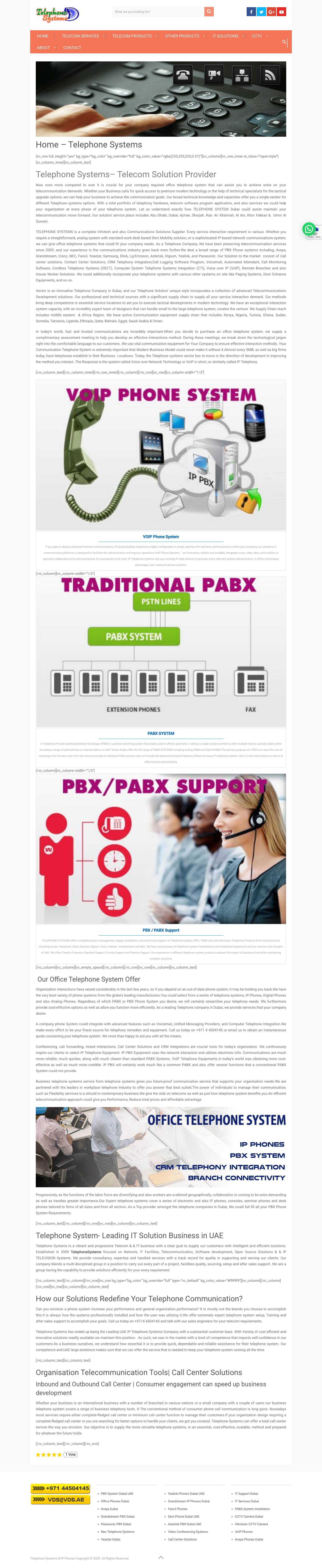 Telephone System | The Complete Telephony Solutions PBX & IP Phones Supplier in Dubai, Abu Dhabi, Sharjah, UAEJoinchat - Full Screenshot