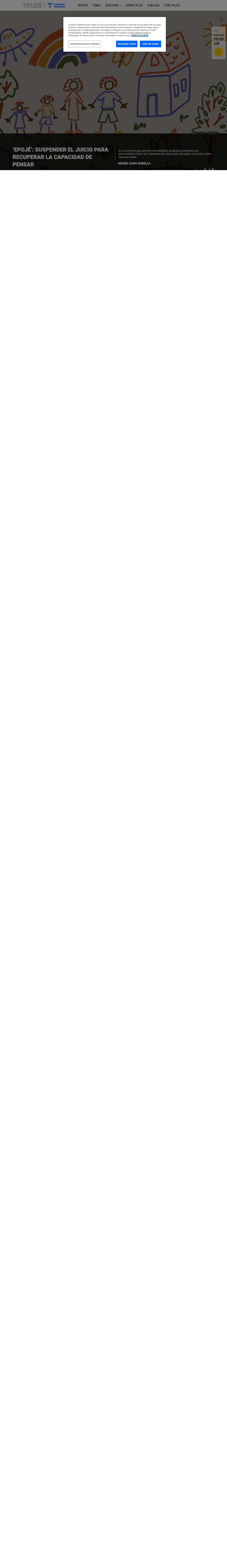 Portada - Telos Fundación Teléfonica - Full Screenshot
