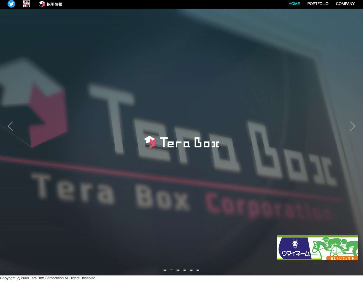 株式会社Tera Box - Full Screenshot
