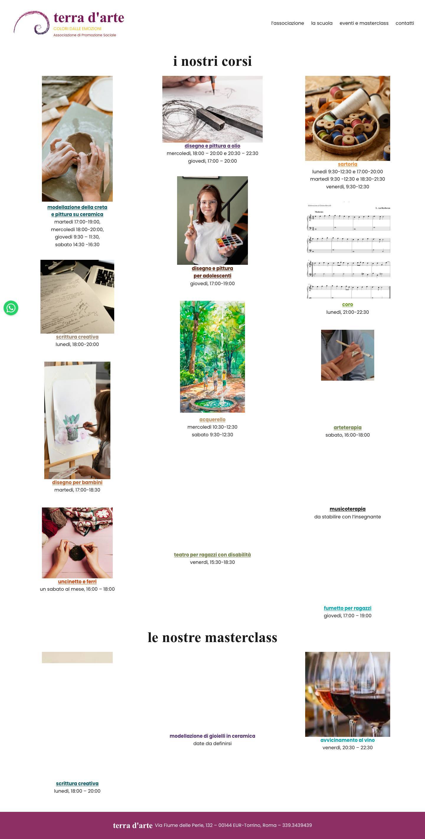 terra d'arte – COLORI DALLE EMOZIONI - Full Screenshot