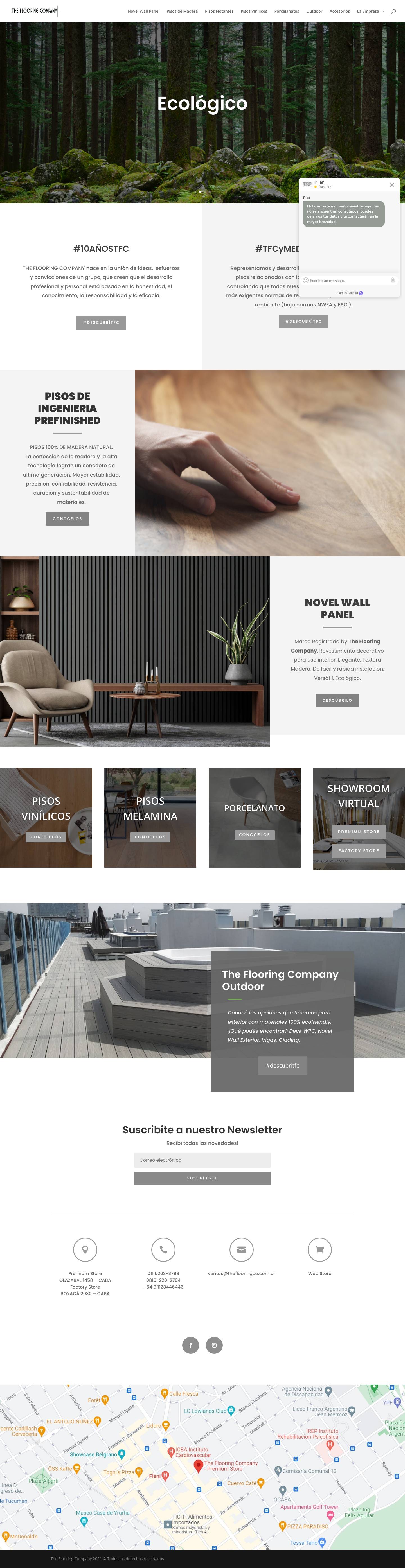 Principal - The Flooring Company - Full Screenshot