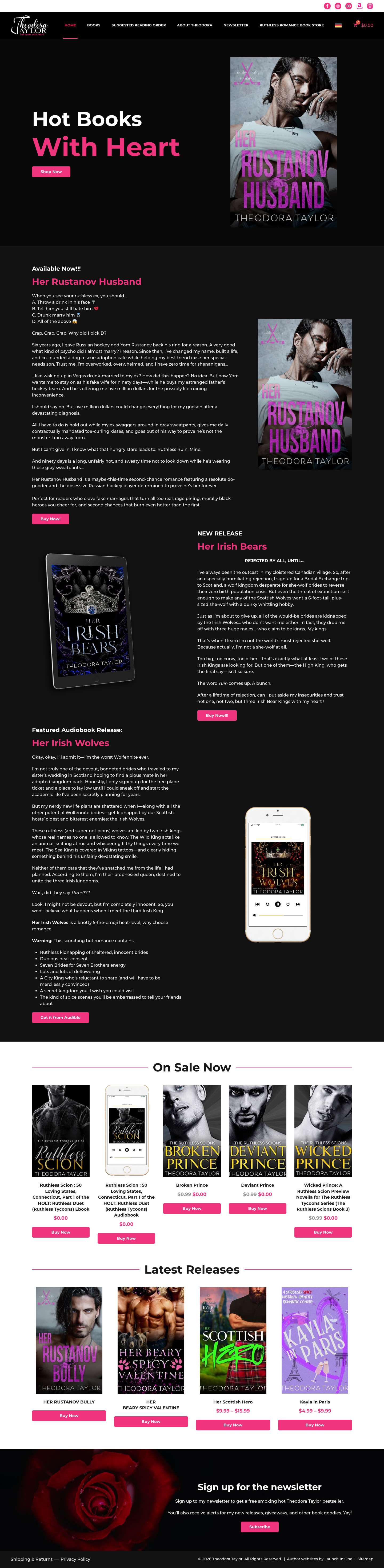 Theodora Taylor | Romance Books | Hot Books With Heart! - Full Screenshot