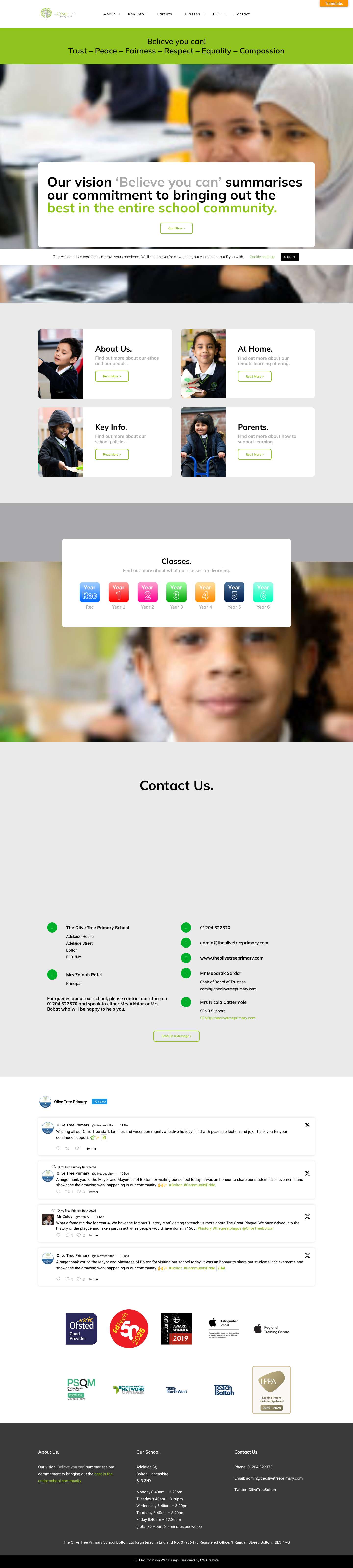 Olive Tree Primary School - Full Screenshot