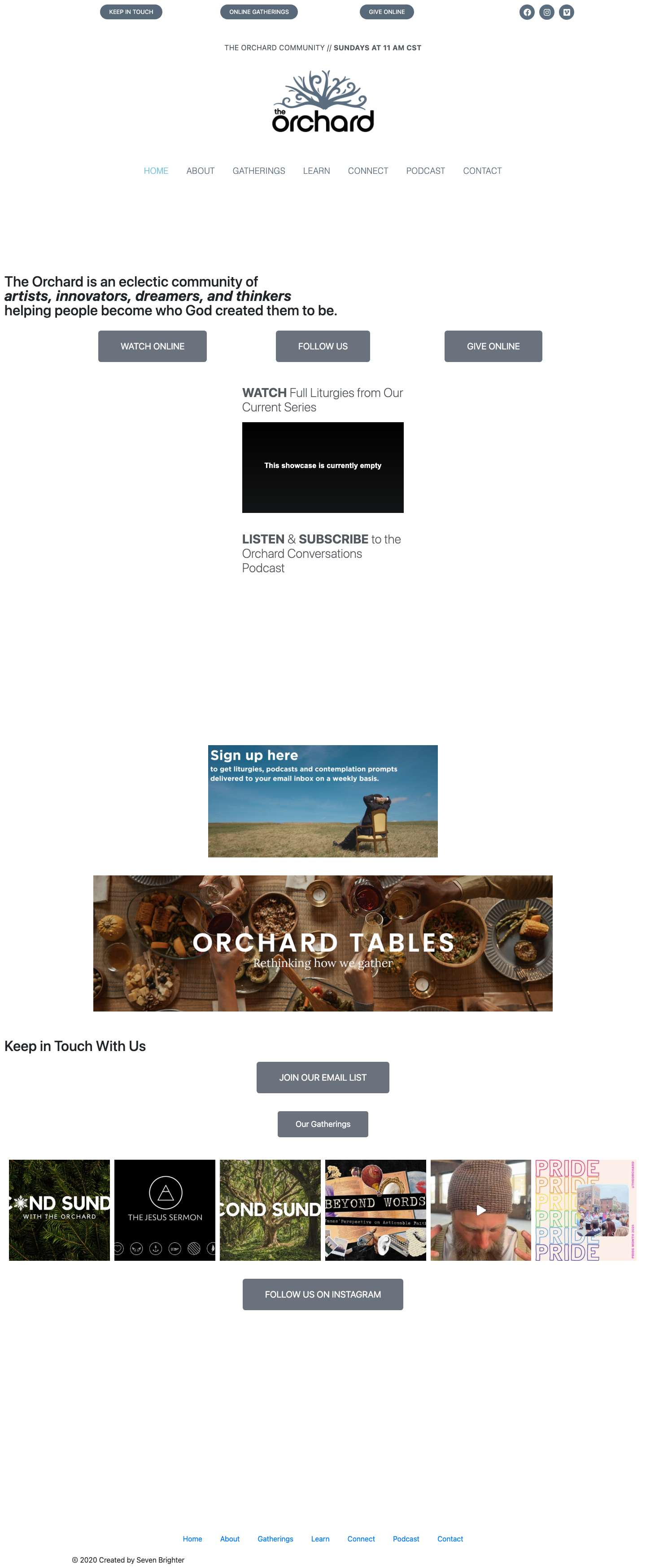 The Orchard Community – Helping people become who God created them to be. - Full Screenshot