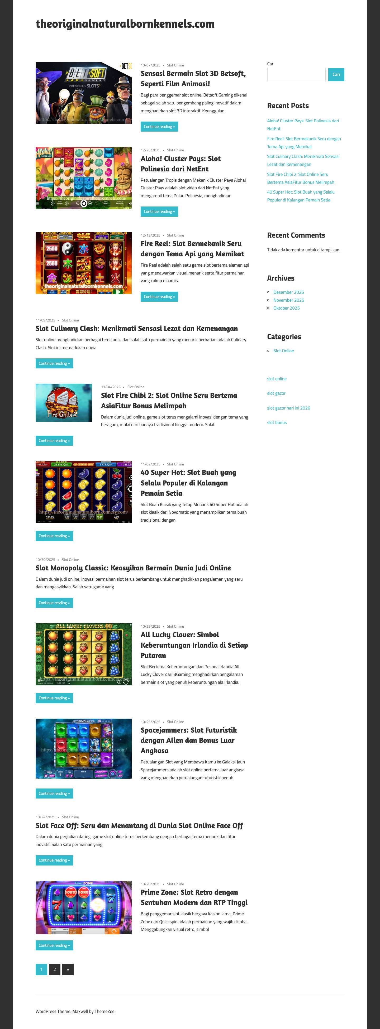theoriginalnaturalbornkennels.com - Slot Gacor, Hasil Cuan Lebih Besar Saatnya Buktiin Sendiri! - Full Screenshot
