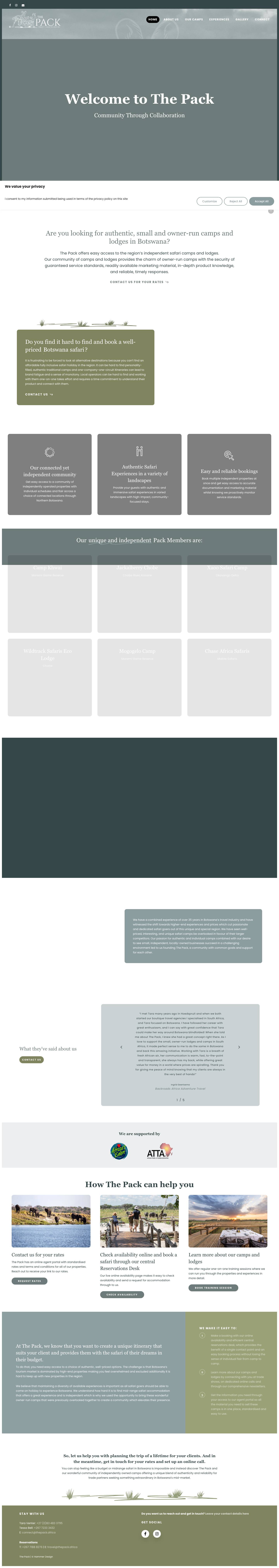 Home - The Pack - Full Screenshot