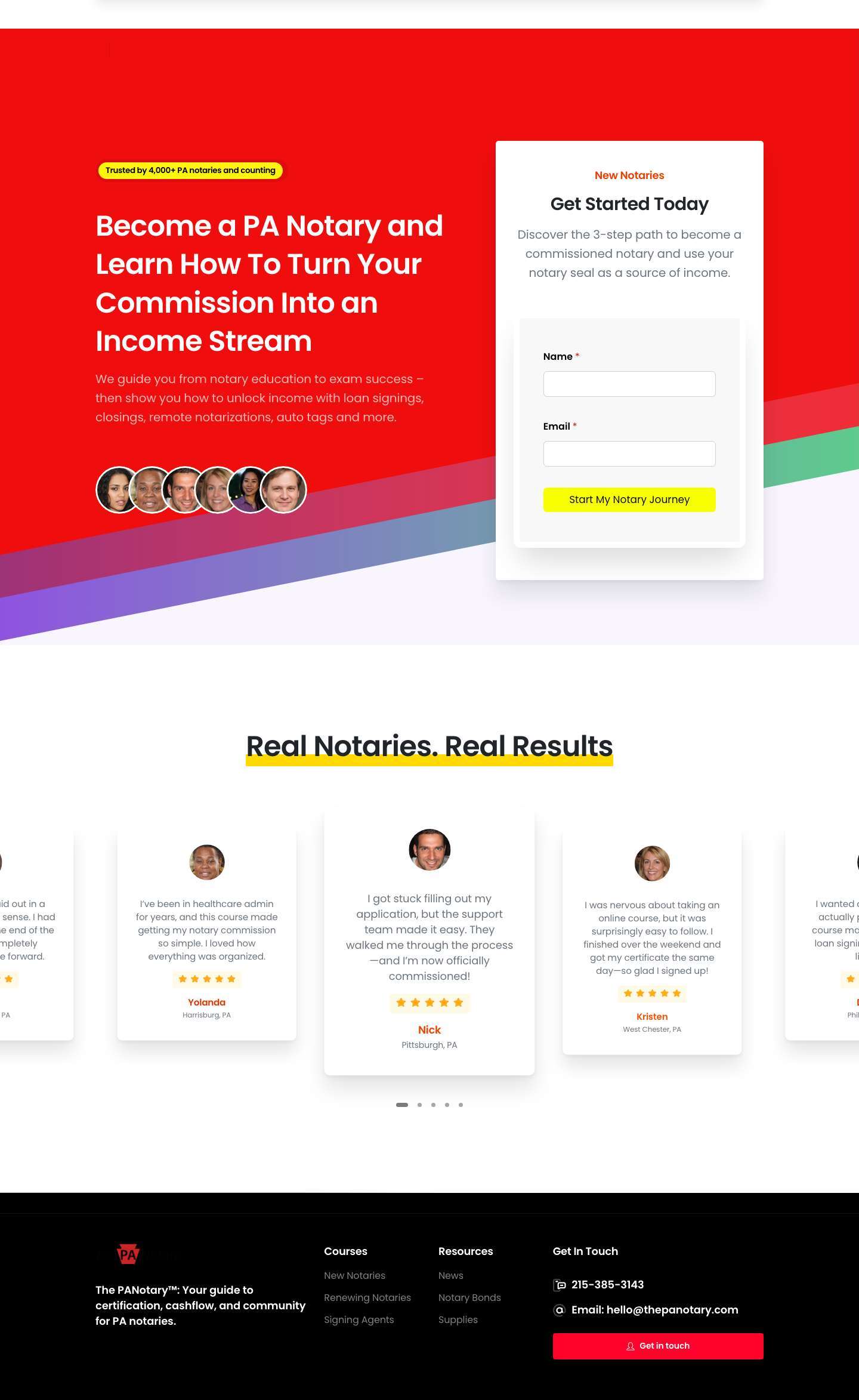 lead-the-way - The PA Notary - Full Screenshot