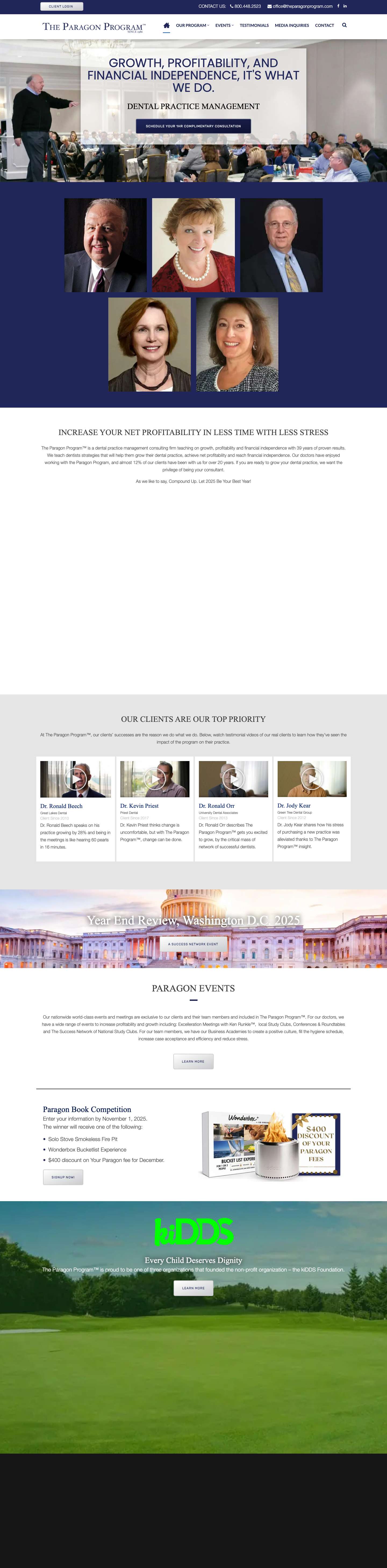Dental Practice Management - The Paragon Program - Full Screenshot