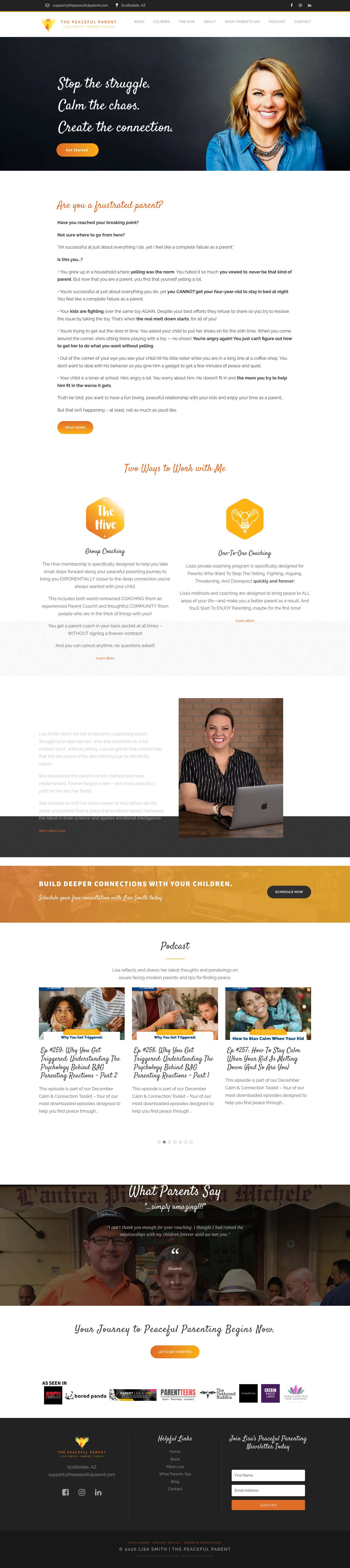 The Peaceful Parent - Get Curious, Not Furious! - Full Screenshot