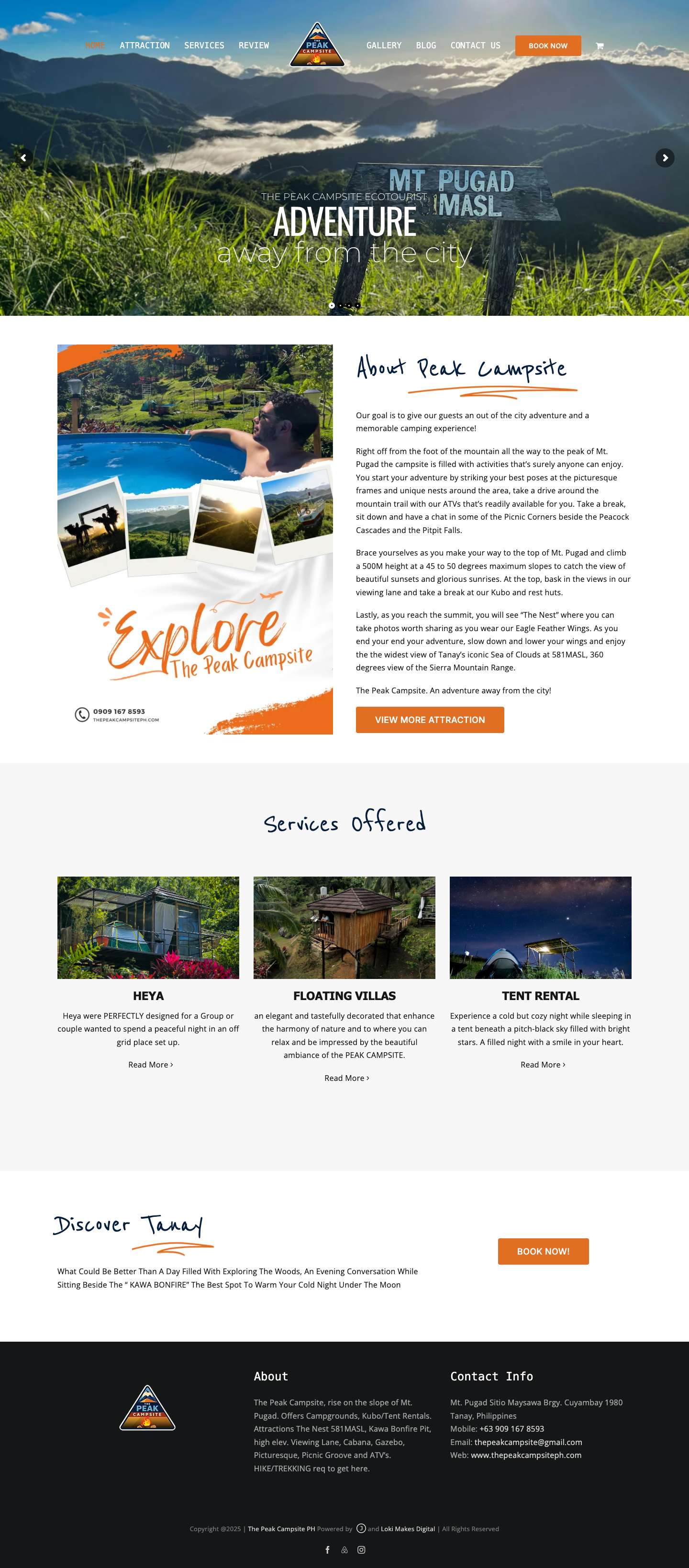 The Peak Campsite Ecotourist - Full Screenshot